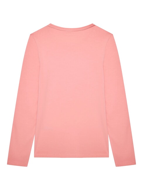 KIDS Long-sleeved T-shirt with rhinestones sweet pink - Child T-shirt