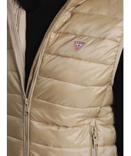 GUESS JEANS PUFFER Sleeveless down jacket safari tan - Women's Vest - 3
