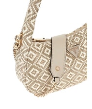 GUESS RIANEE Mini woven hobo bag Rope - Women&rsquo;s Bags - 3