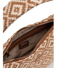 GUESS RIANEE Mini woven hobo bag COGNAC - Women&rsquo;s Bags - 5