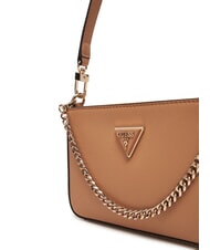 GUESS NOELLE Shoulder bag with chain BEIGE - Women’s Bags - 3
