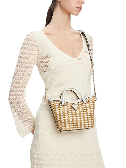 ATALIA Small handbag with shoulder strap natural/white - Women’s Bags