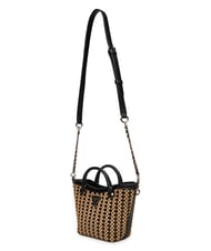 GUESS ATALIA Small handbag with shoulder strap natural / black - Women’s Bags - 4