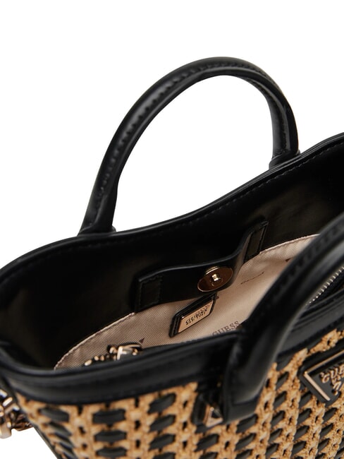 ATALIA Small handbag with shoulder strap natural / black - Women’s Bags