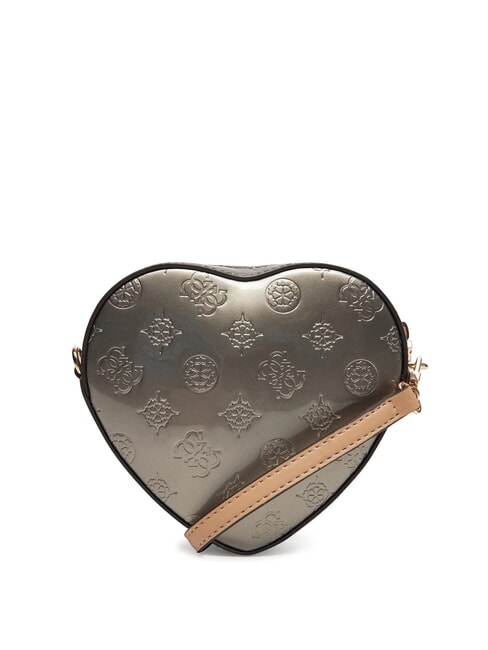ARNELA Mini heart shoulder bag Pewter logo - Women’s Bags