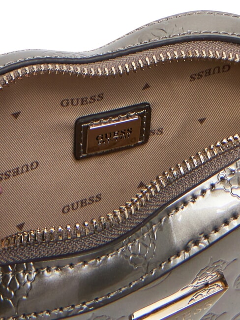 ARNELA Mini heart shoulder bag Pewter logo - Women’s Bags