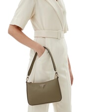 GUESS ECO JAZLYNN Saffiano print shoulder bag sage - Women’s Bags - 5