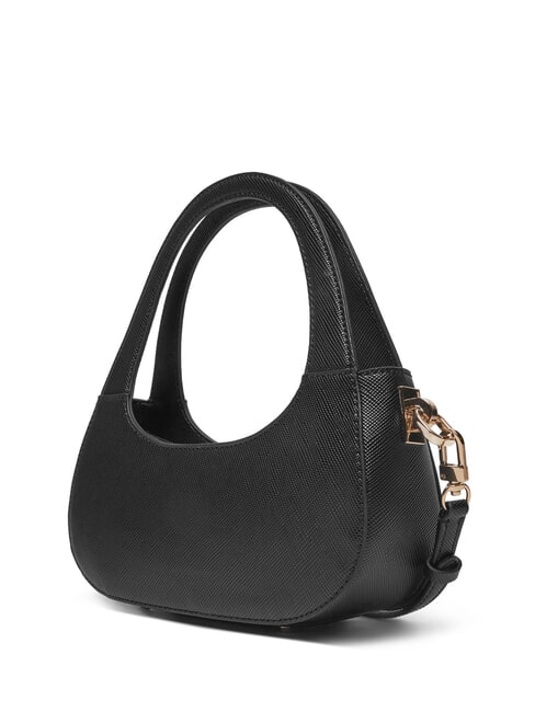 ECO JAZYLYNN ST Saffiano Hobo Bag with Shoulder Strap BLACK - Women’s Bags