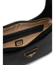 GUESS ECO JAZYLYNN ST Saffiano Hobo Bag with Shoulder Strap BLACK - Women’s Bags - 4