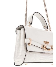 GUESS SILVYE Convertible bag with crocodile print white - Women&rsquo;s Bags - 3