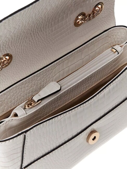 SILVYE Convertible bag with crocodile print white - Women&rsquo;s Bags