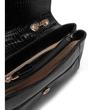 GUESS SILVYE Convertible bag with crocodile print BLACK - Women’s Bags - 5