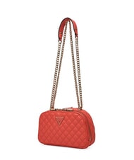 GUESS ECO RIANEE Convertible quilted bag coral red - Women&rsquo;s Bags - 3