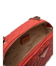GUESS ECO RIANEE Convertible quilted bag coral red - Women&rsquo;s Bags - 6