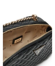 GUESS ECO RIANEE Convertible quilted bag BLACK - Women’s Bags - 4