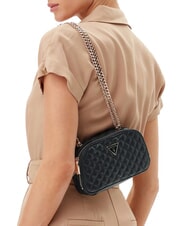 GUESS ECO RIANEE Convertible quilted bag BLACK - Women’s Bags - 5