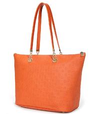 POLLINI Embossed Heritage Over-the-shoulder shopping bag ORANGE - Women&rsquo;s Bags - 4