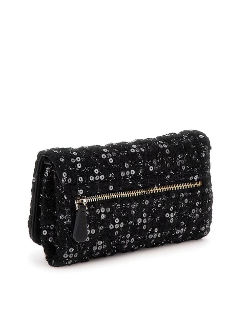 GIULLY Sequin clutch bag black gold - Women’s Bags