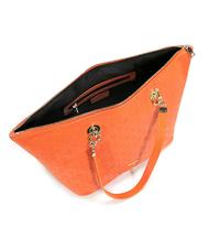 POLLINI Embossed Heritage Over-the-shoulder shopping bag ORANGE - Women&rsquo;s Bags - 5