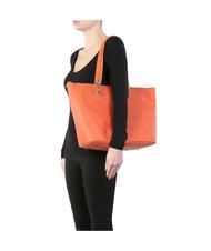 POLLINI Embossed Heritage Over-the-shoulder shopping bag ORANGE - Women&rsquo;s Bags - 6