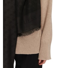 GUESS ZAMIRA Scarf vikky large roo coalog tote bag - Scarves - 3