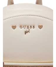 GUESS GIRL Mini backpack 4g aop beige white - Women&rsquo;s Bags - 4