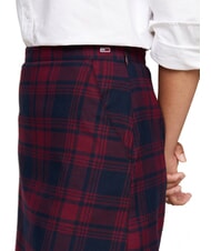 TOMMY HILFIGER TH JEANS Tartan skirt rouge winter check - Women's Skirts - 3