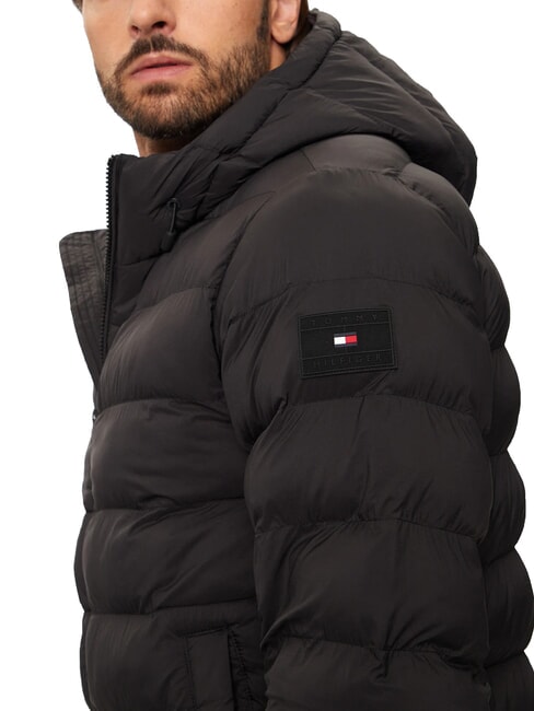 TH Down jacket with hood black - Women's down jackets