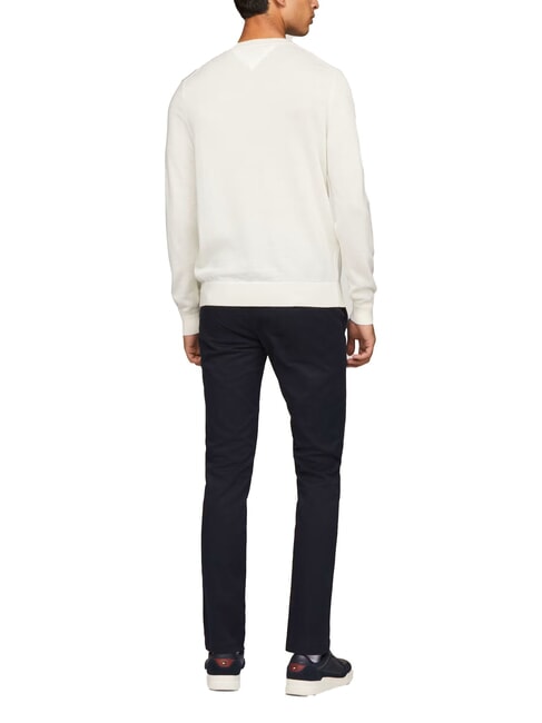 TH  Crew neck wool sweater ivory - Men's Sweaters