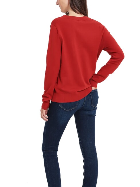 TH  V-neck sweater dark magma - Women's Sweaters