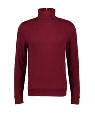 TOMMY HILFIGER TH  Turtleneck sweater deep red - Men's Sweaters - 3