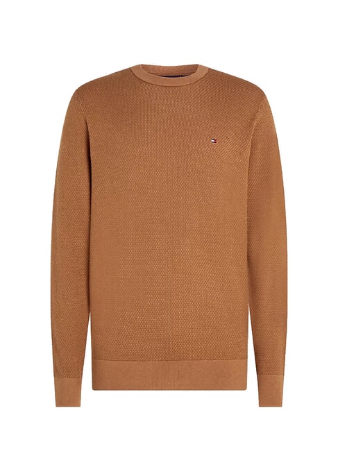 TH  Crew neck sweater highland khaki/multi - Men's Sweaters