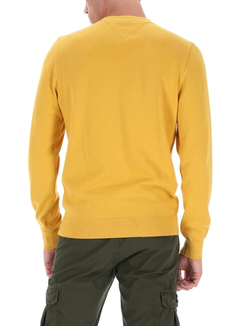 TH FLAG Cotton crew neck sweater city yellow - Men's Sweaters