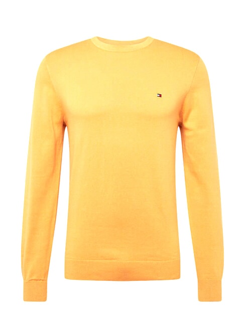TH FLAG Cotton crew neck sweater city yellow - Men's Sweaters