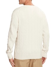 TOMMY HILFIGER TH  Crew neck sweater ivory - Men's Sweaters - 2