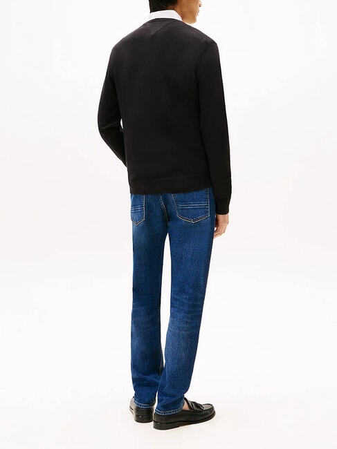 TH  Crew neck sweater black - Men's Sweaters