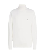 TOMMY HILFIGER TH  Turtleneck sweater ivory - Men's Sweaters - 3
