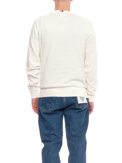 PIMA Cashmere blend crewneck sweater ivory - Men's Sweaters