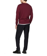 TOMMY HILFIGER TH  Crew neck sweater deep red - Men's Sweaters - 2