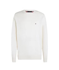 TOMMY HILFIGER TH  Crew neck sweater ivory - Men's Sweaters - 3