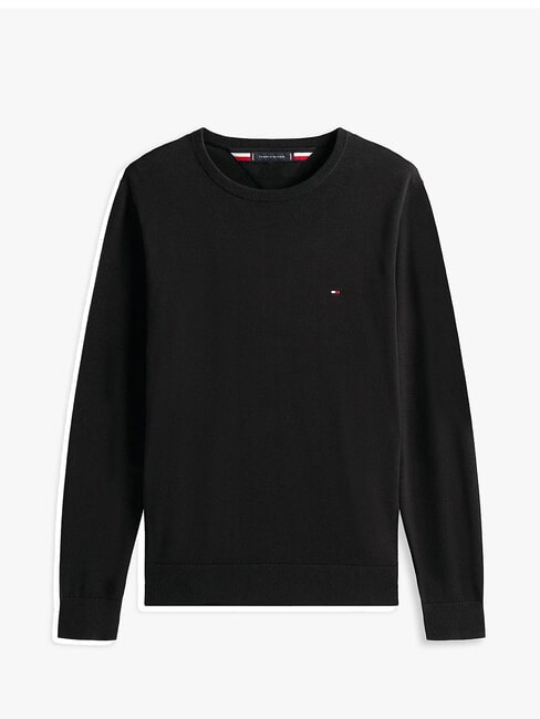 TH  Crew neck sweater black - Men's Sweaters