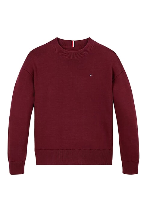 TH KIDS Cotton crew neck sweater deep red - Children's Sweaters
