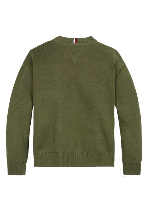 TH KIDS Children's crew neck sweater utility olive - Children's Sweaters