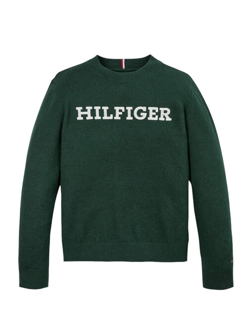 TH KIDS Crew neck sweater ornamental green - Children's Sweaters