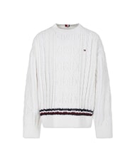 TOMMY HILFIGER TH KIDS Children's sweater ivory petal - Children's Sweaters - 2