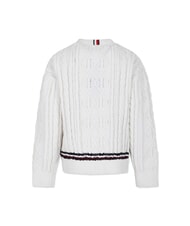 TOMMY HILFIGER TH KIDS Children's sweater ivory petal - Children's Sweaters - 3