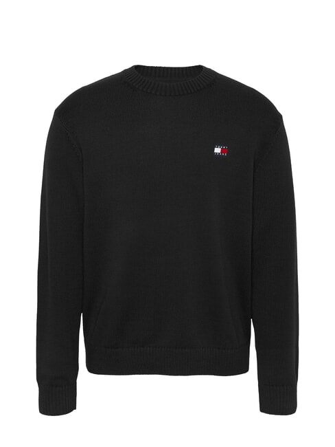 TH JEANS  Crew neck sweater black - Men's Sweaters