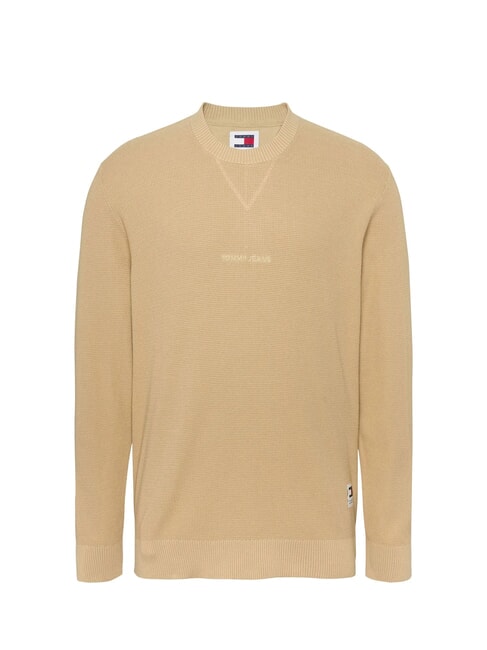 TH JEANS Crew neck sweater gentle gold - Men's Sweaters