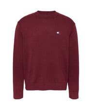 TOMMY HILFIGER TH JEANS  Crew neck sweater deep red - Men's Sweaters - 3