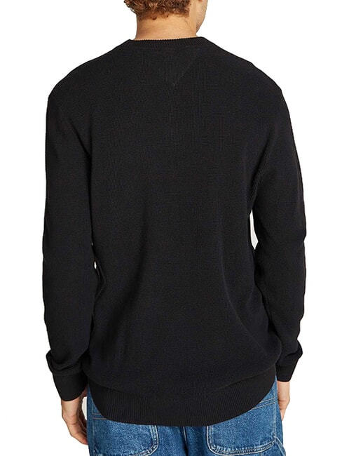TH JEANS Crew neck sweater black - Men's Sweaters